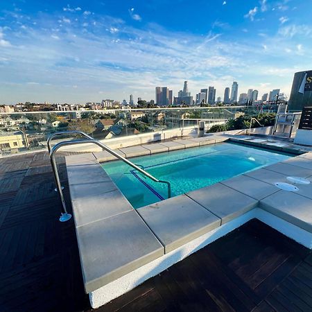 Downtown Los Angeles Skyline Balcony View Modern Penthouse المظهر الخارجي الصورة
