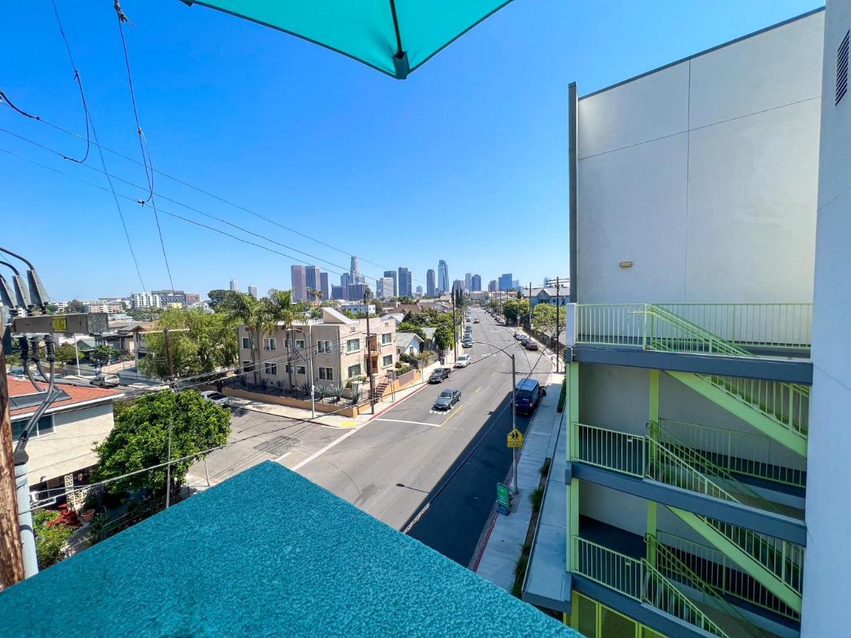 Downtown Los Angeles Skyline Balcony View Modern Penthouse المظهر الخارجي الصورة