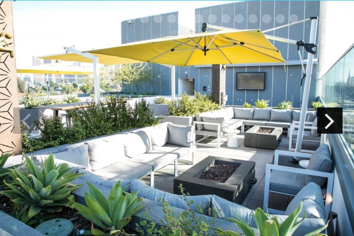 Downtown Los Angeles Skyline Balcony View Modern Penthouse المظهر الخارجي الصورة
