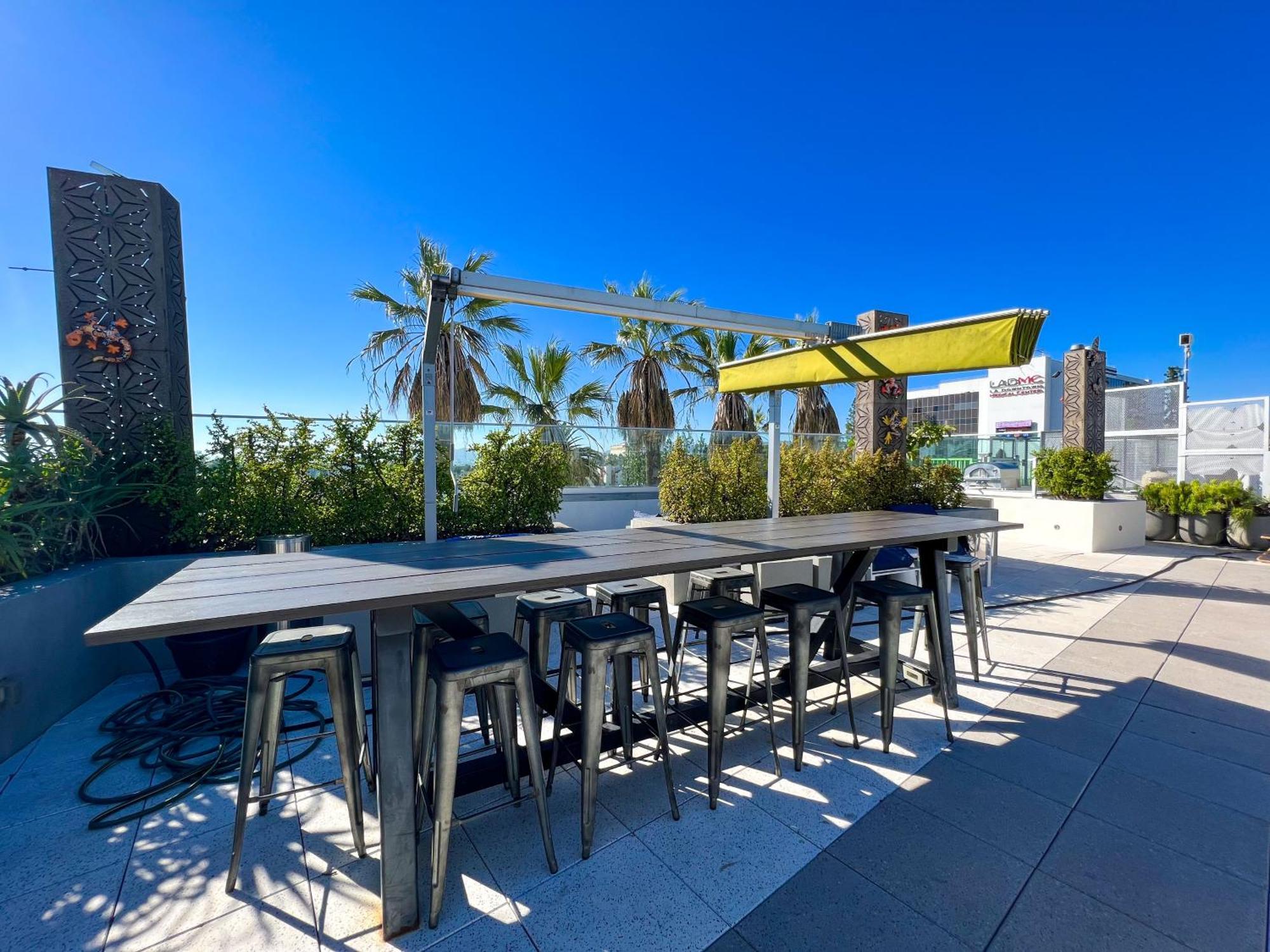 Downtown Los Angeles Skyline Balcony View Modern Penthouse المظهر الخارجي الصورة