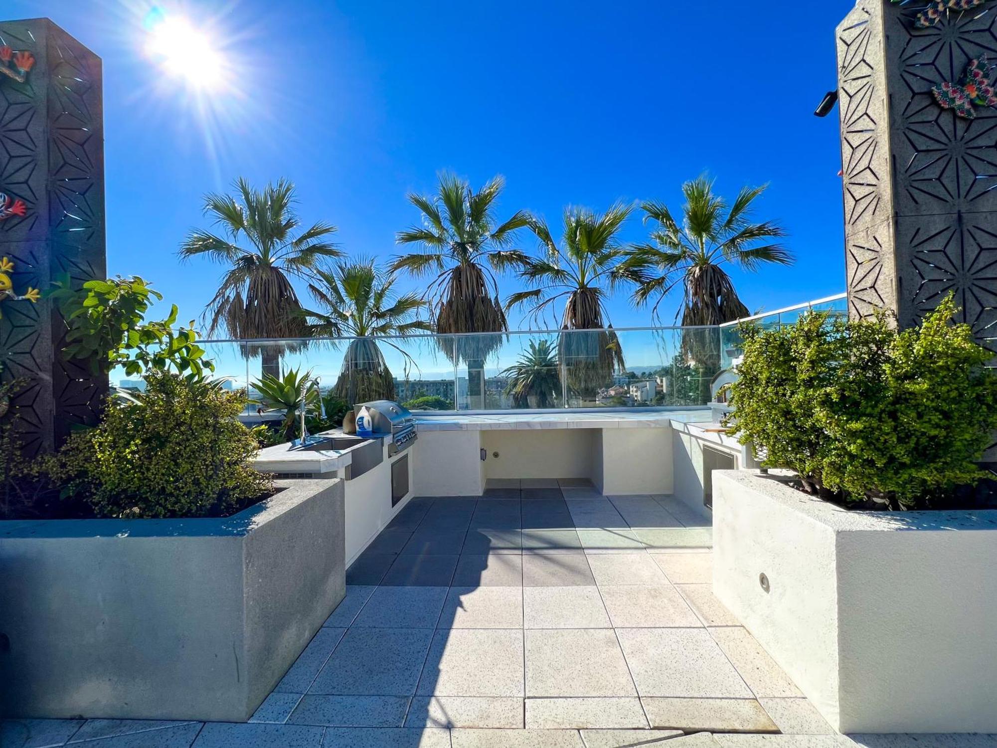 Downtown Los Angeles Skyline Balcony View Modern Penthouse المظهر الخارجي الصورة